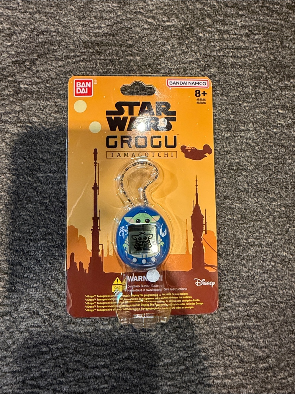 Bandai Namco Star Wars Grogu Tamagotchi Virtual Pet - Blue